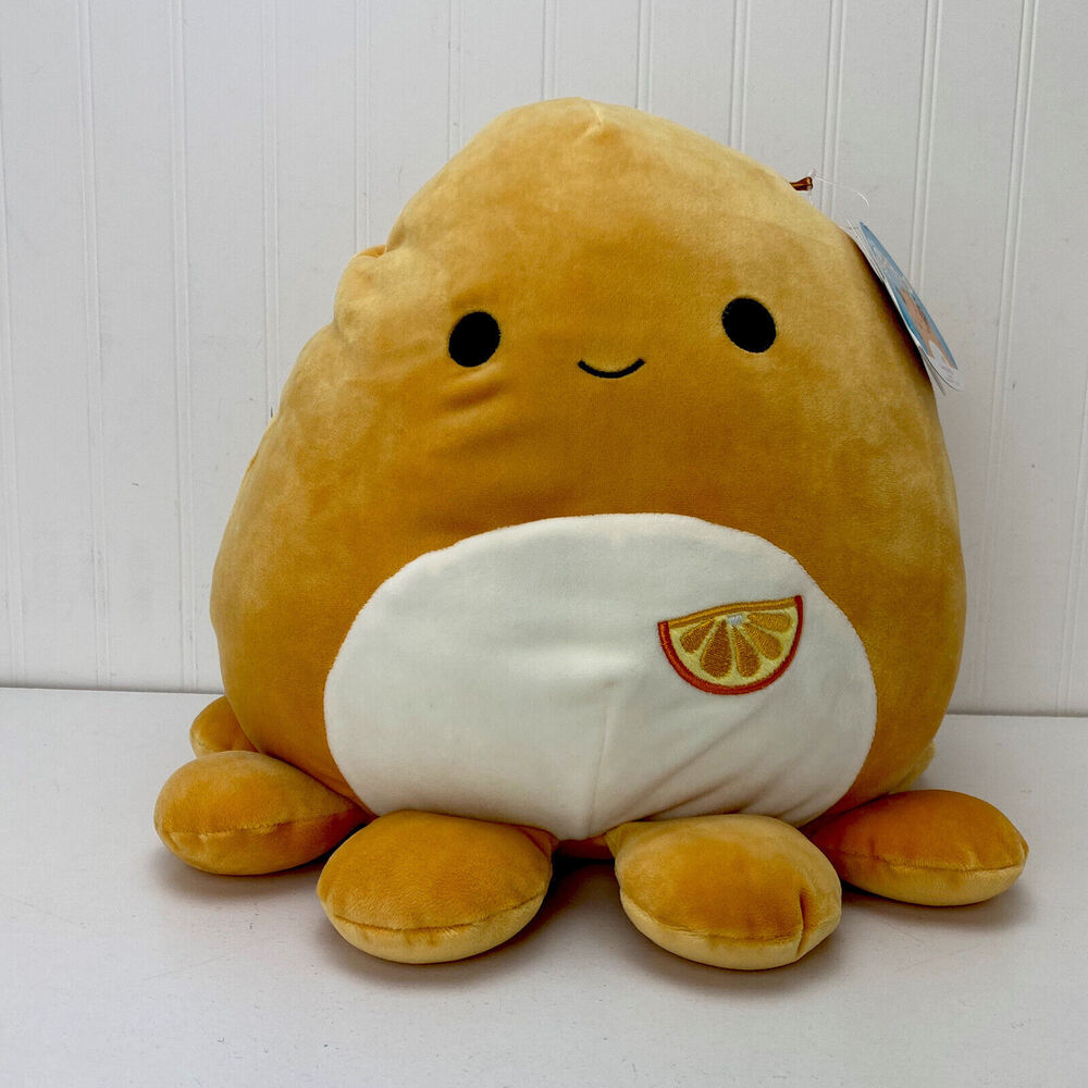Squishmallow Octopus 2020 12" Veronica Orange Soft Sensory Sea Life Plush w/ Tag